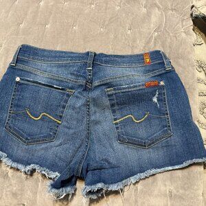 Seven for all Mankind Jean Shorts, Size 27
